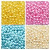 Pérola ABS Colorida Circulo 6mm 250g