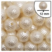 Pérola Bola 12mm Cor Pérola AB01 c/50g