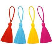 Pingente de Franja Tassel Wei 12x1cm com 12 Und