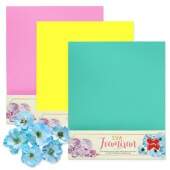 Placa de EVA Foamiran para Flores Make + 30x35cm com 10 Und