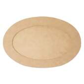 Porta Maternidade de MDF Oval M Ref.349 41x30cm