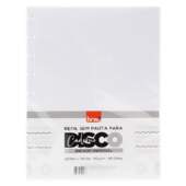 Refil Sem Pauta Para Caderno Disco Inteligente BRW 23,1x17,2cm 40Fls FL