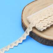 Renda de Algodão Arte Punto RA002 1,4cm 084 Cru 10mts