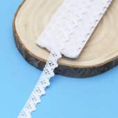 Renda de Algodão Arte Punto RA002 1,4cm Branca 10mts