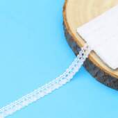 Renda de Algodão Arte Punto RA015 1,0cm Branca 10mts