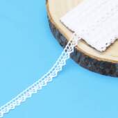 Renda de Algodão Arte Punto RA027 0.9cm Branca 10mts