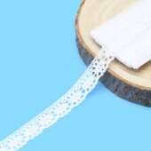 Renda de Algodão Arte Punto RA031 1,6cm Branca 10mts