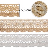 Renda Metalizada Arte Punto Ref.015 10m