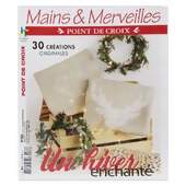 Revista Mains e Merveilles Point de Croix - Un Hiver Enchanté Nº134
