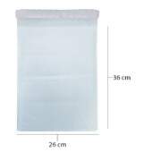 Saco Plástico Bolha com Aba 26 x 36cm 220 Und