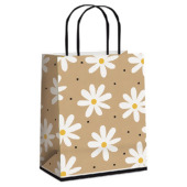 Sacola Cromus Papel Margarida 14002238 26x19,5x9,5cm 10 Und 