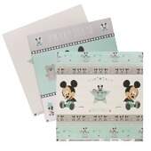 Papel P/Scrapbook Dupla Face Baby Mickey 1 Toke e Crie 30,5x30,5cm 1 unidade FL