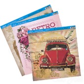 Papel p/Scrapbook Decor com Hot Stamping Litoarte 30,5x30,5cm 1 unidade