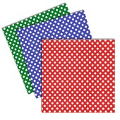 Papel P/Scrapbook Dupla Face Básico Poá Pequeno Toke e Crie 30,5x30,5cm 1 unidade