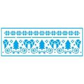 Stencil Litoarte Art Grande Natal STAGN 11x 33cm