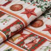 Tecido Patchwork Digital Natal Circulo 502332-3086 Painel Feliz Natal 0,58x1,46mts