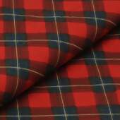 Tecido Patchwork Digital Fabricart Natal DN405 Xadrez Vermelho 0,48x1,50mts