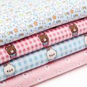 Tecido Patchwork Fabricart Coleção Kawaii 0,48x1,46mts