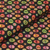 Tecido Patchwork Circulo 351997 2360 Caveiras 0,48x1,46mts