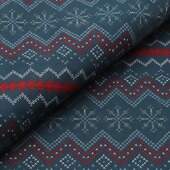 Tecido Patchwork Circulo Natal 403084-2528 Noite Natal 0,48x1,50mts FL