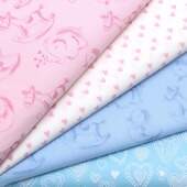 Tecido Patchwork Fabricart Coleção Basics Baby 0,48x1,46mts FL