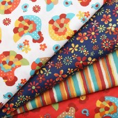 Tecido Patchwork Eva e Eva Coleção Cocoricó 1,46mts