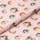 Tecido Patchwork Digital Páscoa Circulo 493309 2985 0,48x1,50mts