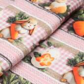 Tecido Patchwork Digital Páscoa Circulo 493309 2986 Barrado 0,58x1,50mts