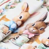 Tecido Patchwork Digital Páscoa Circulo 493368 2974 Avental 0,45x0,45cm