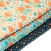Tecido Patchwork Digital Eva e Eva Coleção Caminho das Flores