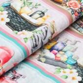 Tecido Patchwork Digital Eva e Eva Coleção SPA Terapia