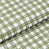 Tecido Patchwork Digital Fuxicos NAT102 Xadrez Natal Verde 0,48x1,46mts