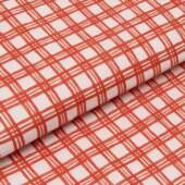 Tecido Patchwork Digital Fuxicos NAT103 Xadrez Natal Vermelho 0,48x1,46mts