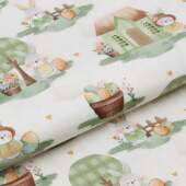Tecido Patchwork Digital Páscoa Fuxicos PAC001 Paisagem 0,48x1,46mts FL