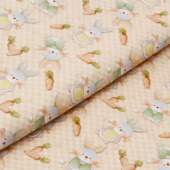 Tecido Patchwork Digital Páscoa Fuxicos PAC002 Mini Coelhinha 0,48x1,46mts FL
