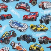 Tecido Patchwork Dohler 23340 Hot Wheels 0,48x1,50mts