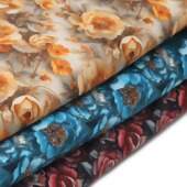 Tecido Patchwork Digital Fabricart Coleção Flor Exuberante 0,48x1,46mts