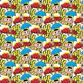 Tecido Patchwork Fabricart Turma da Mônica T09703 Cascão Cabrum 0,48x1,46mts FL