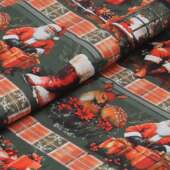 Tecido Patchwork Digital Circulo Natal 485896 2876 Barrado 0,58x1,50mts