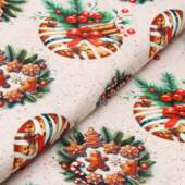 Tecido Patchwork Digital Circulo Natal 486000 2883 0,48x1,50mts