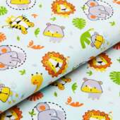 Tecido Patchwork Peripan 6199-V001 Animais Zoo 0,48x1,50mts