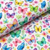 Tecido Patchwork Peripan 9050-V535 Borboletas 0,48x1,50mts