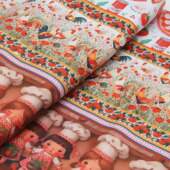 Tecido Patchwork Peripan 9050-V304 Barrado Pizza 0,58x1,50mts