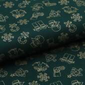 Tecido Patchwork Peripan Natal 1383-V059 Acessórios 0,48x1,50mts