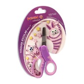 Tesoura Mundial Ref 2067/5 Escolar - Modelo Lilás - 1 unidade - Tamanho 13 cm FL