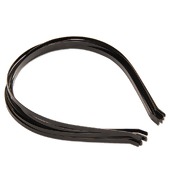 Tiara de Metal 4mm Preta Pacote c/10 unidades