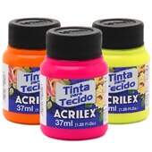 Tinta Acrilex Para Tecido Fosca Flúor Ref.4140 37ml
