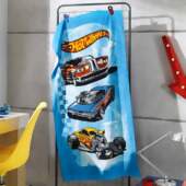 Toalha de Banho Infantil Velour Dohler Hot Wheels 07 70cmx1,30mts