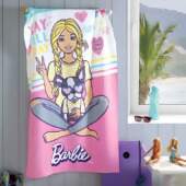 Toalha de Banho Infantil Dohler Barbie 24 70cmx1,15mts