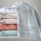 Toalha de Banho Jacq. para Pintar Sofia Dohler 90cmx1,50cm